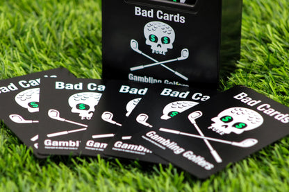 Bad Cards Fore GAMBLING Golfers (Weatherproof Edition)