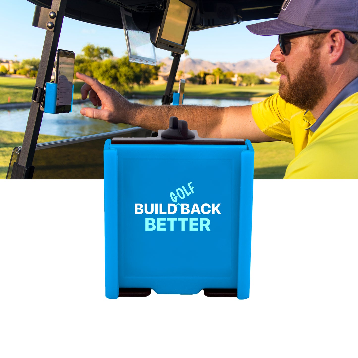 Phone Caddy - Build Golf Back Better